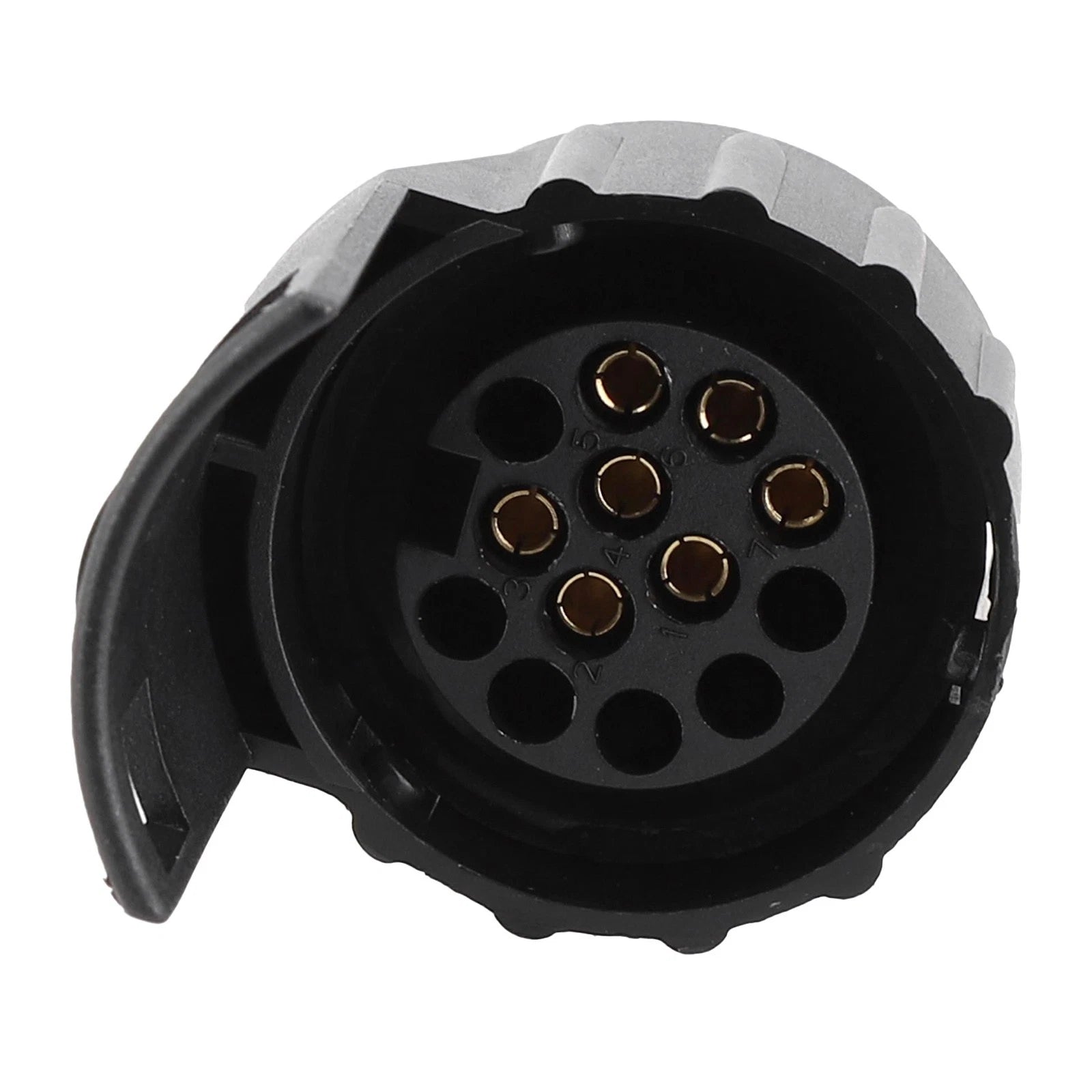 1 Pc 7 to 13Pin Towing Socket Converter Waterproof for European Standard Trailer