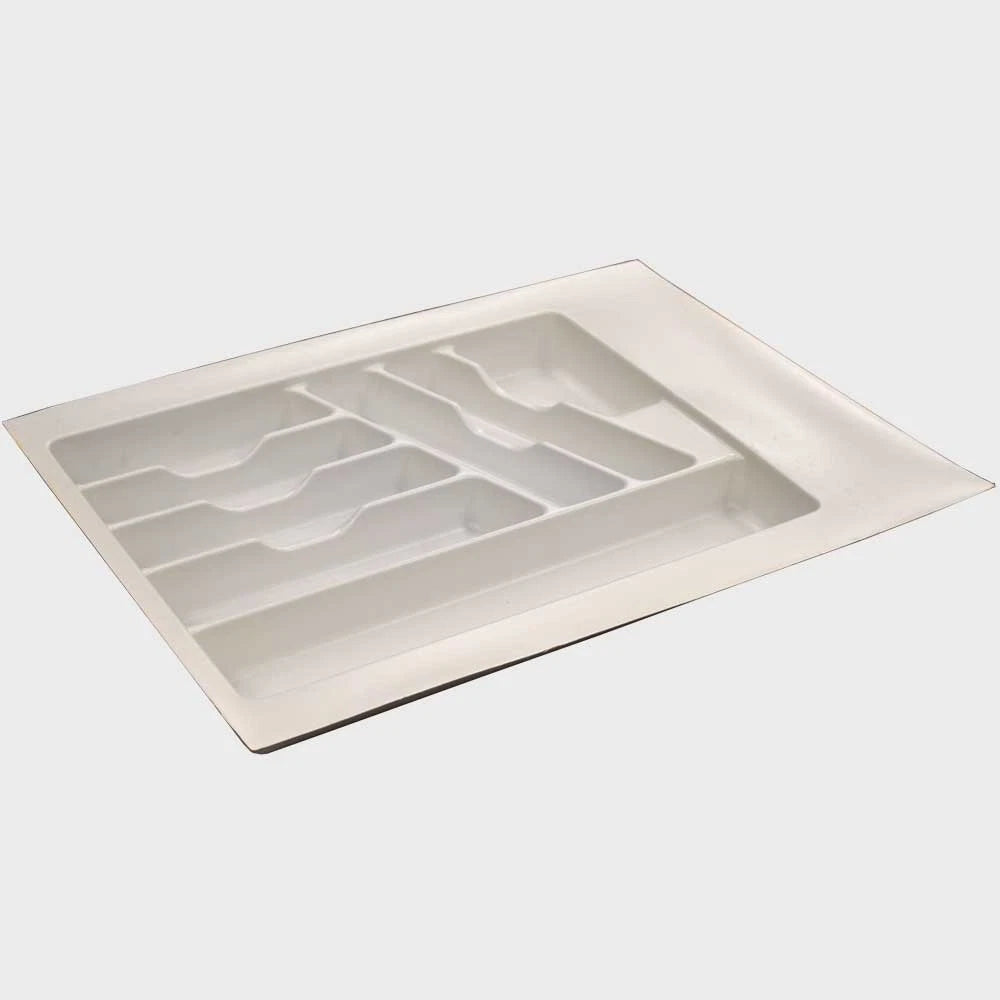 Boat Flatware Drawer Organizer W1621F - 16 X 21 Inch Off White Plastic
