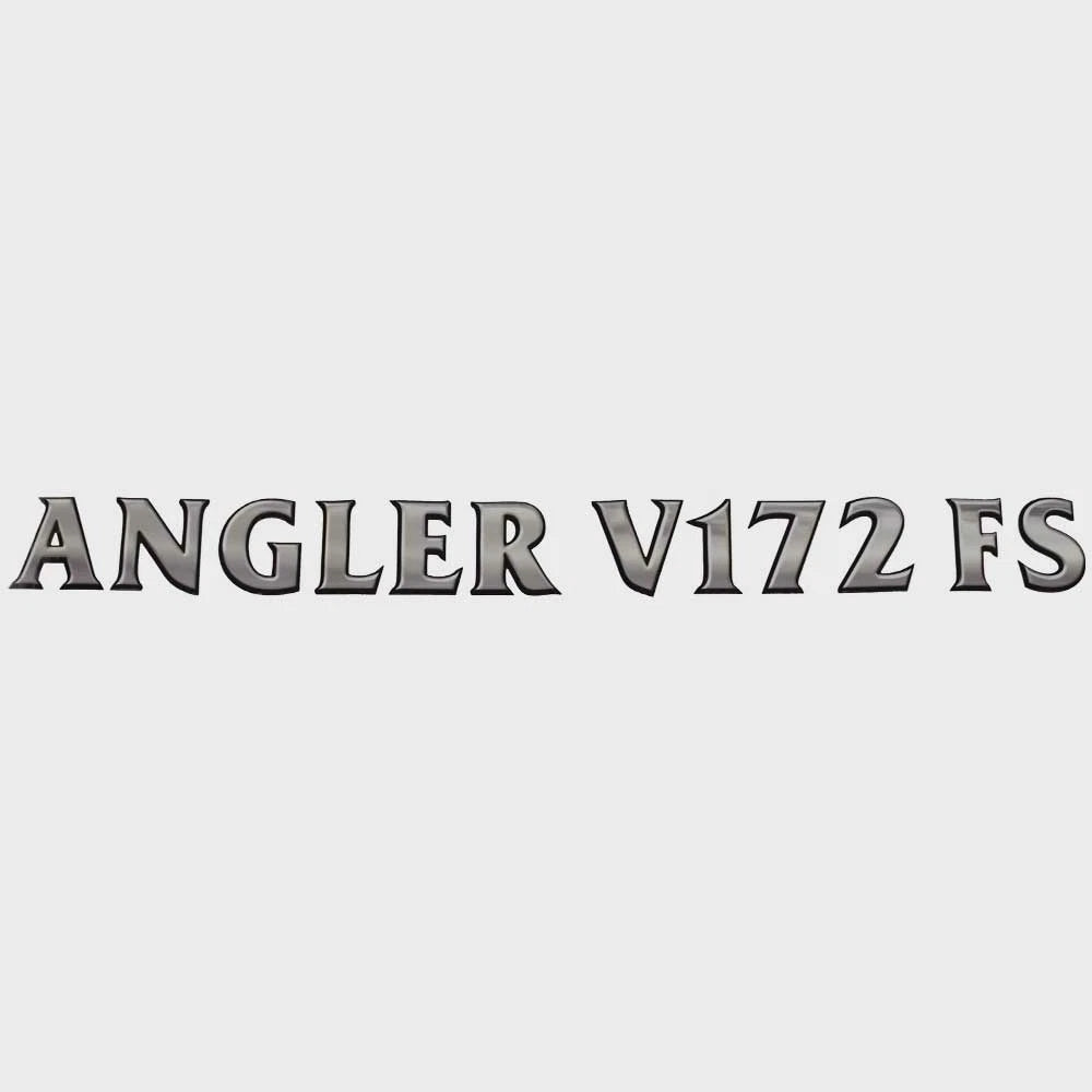 G3 Boat Model Decal Sticker 73405087 - Angler V172 FS Silver Black