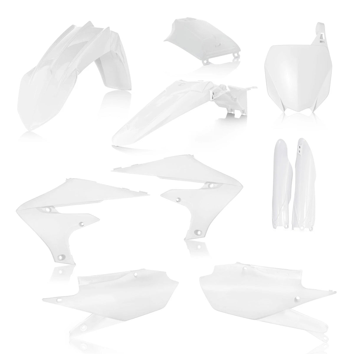 ACERBIS Full Plastic Kit White – Fits Yamaha YZ450F & YZ250F 2018-2021