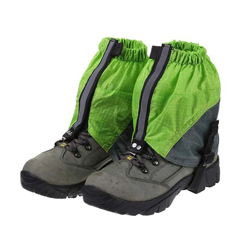 Waterproof Gaiters for Hiking Reflective Strips Sand Proof Foot Covers