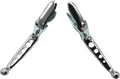 HardDrive Chrome 4 Hole Lever Set for Harley Softail 2015-2017
