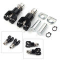 Motorcycle Rear Passenger Foot Pegs Bracket for Harley Softail 2000-2020 BLK