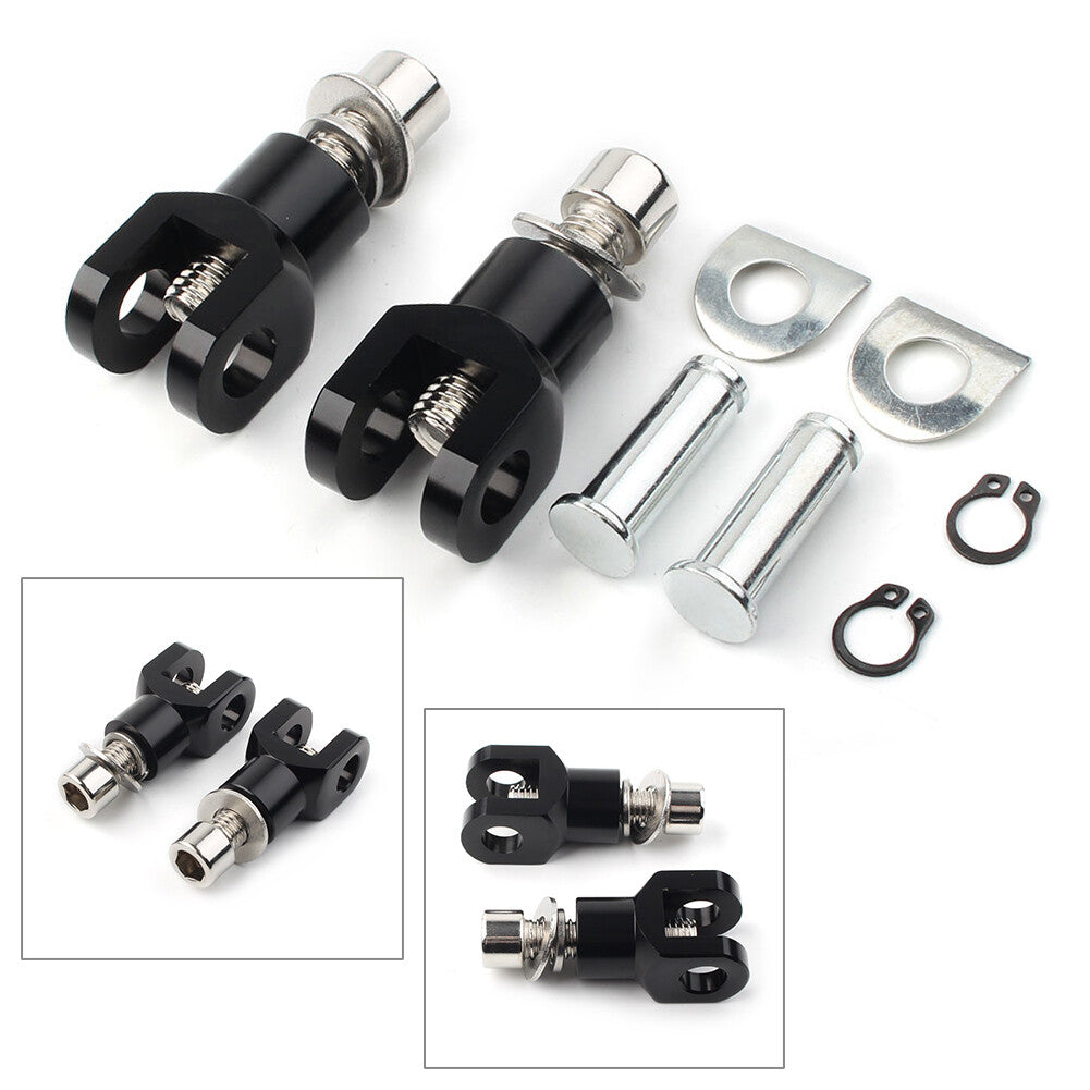 Motorcycle Rear Passenger Foot Pegs Bracket for Harley Softail 2000-2020 BLK