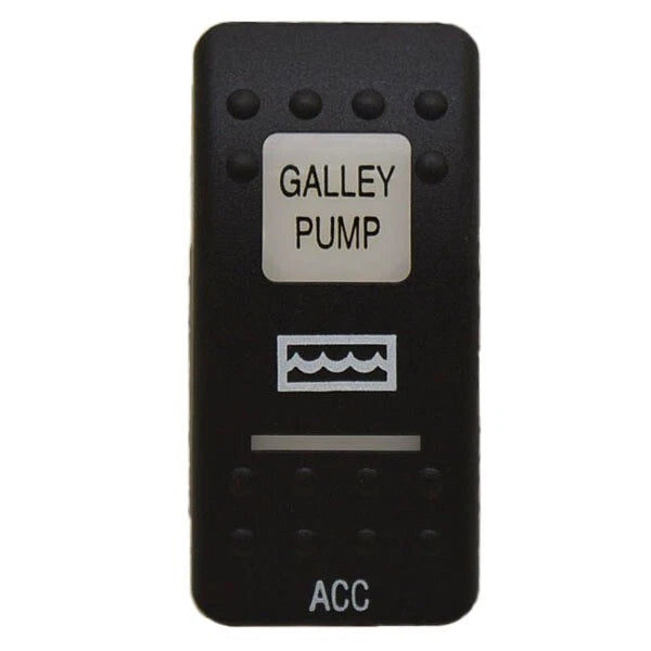 Carling Boat Rocker Switch Cover - GALLEY PUMP/ACC Actuator