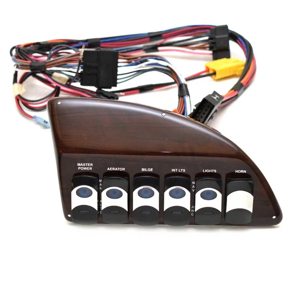 Lund Boat Switch Panel 2295273 - Woodgrain 9 X 5 Inch