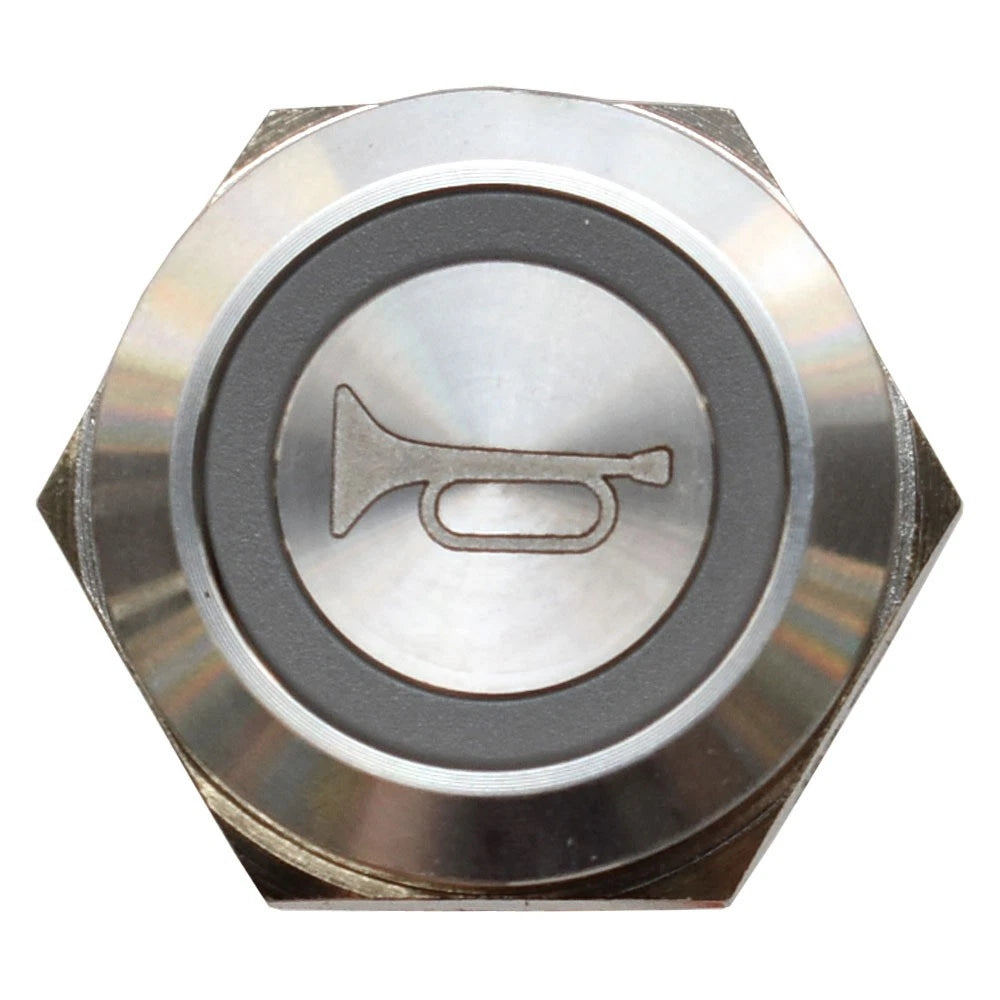 Gen3 Boat Horn Push Button Switch 3936106-D - Momentary On-Off 1 Inch