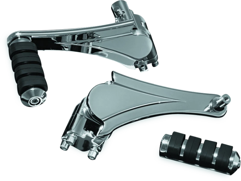 Kuryakyn Adjustable Passenger Pegs with ISO Small Pegs for Harley Touring 2010+