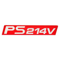 MasterCraft Boat Raised Decal 759637 - PS 214V Red Silver 7 1/2 Inch