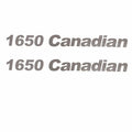 Lund Boat Decal 2007490 - 1650 Canadian Silver 15 X 1 1/2 Inch (pair)