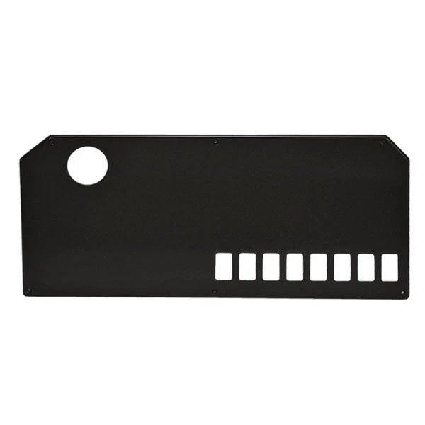Marquis Boat Blank Switch Panel 5766445 - 19 3/4 Inch Black Plastic