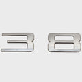 Carver Boat Raised Model Decal 8150639 - 38 Silver Sticker