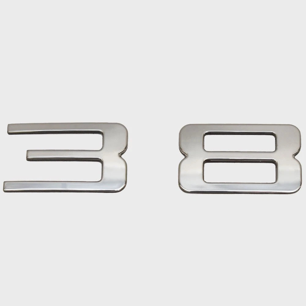 Carver Boat Raised Model Decal 8150639 - 38 Silver Sticker