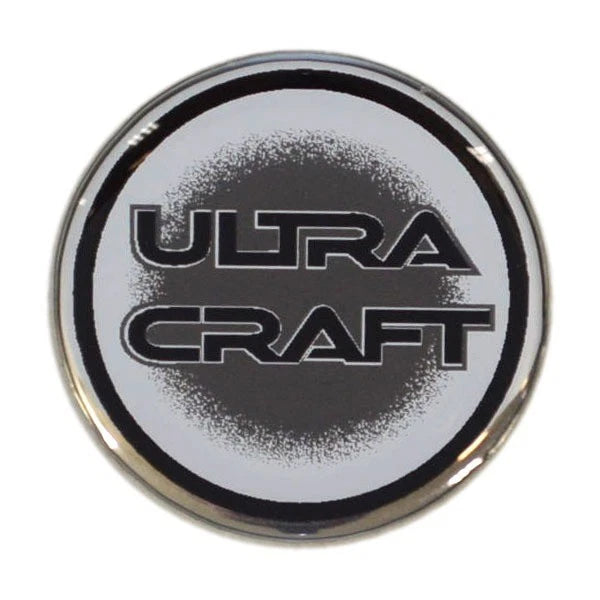 Ultracraft Boat Raised Decal 1138 - Steering Wheel 1 1/2 Inch Silver