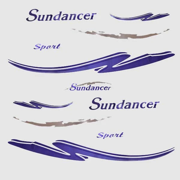 Sea Ray Boat Decal Kit 132492 - Sundancer Sport Purple (11 PC)