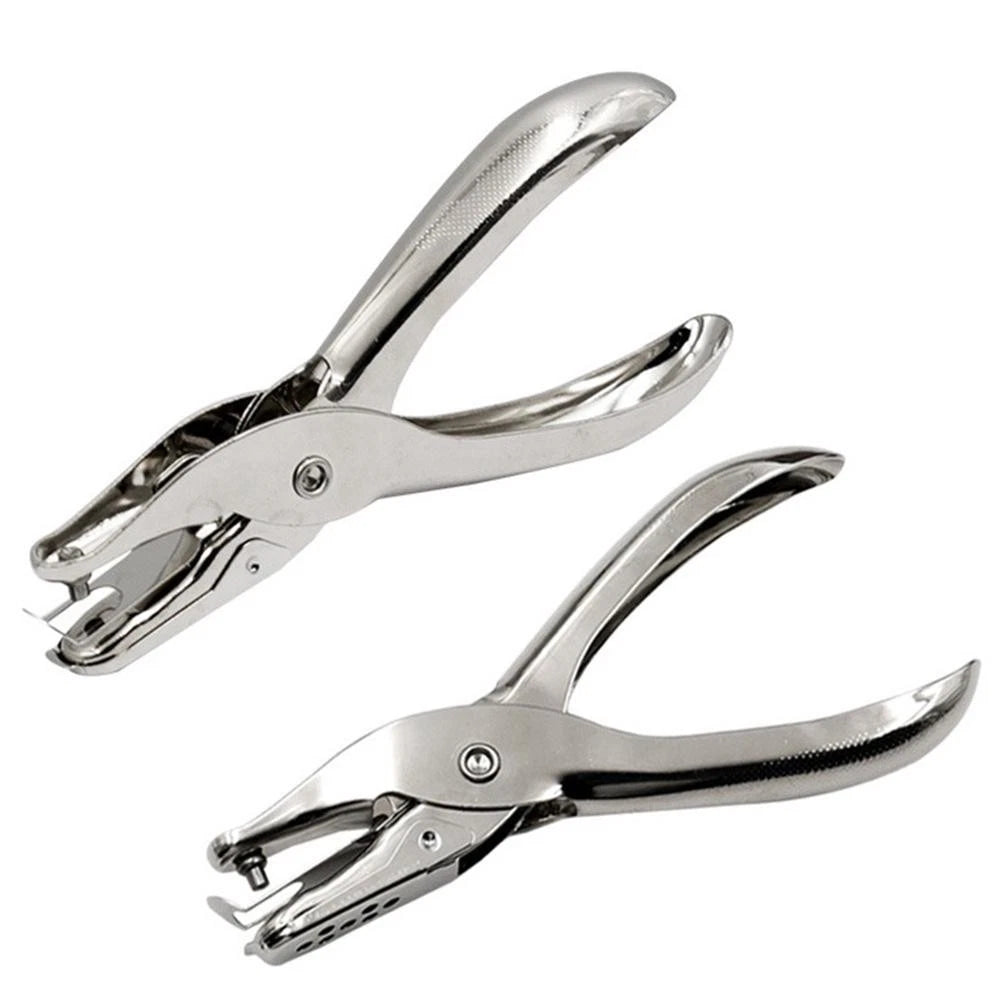 2PCS 3/6mm Handhold Single Hole Punch Metal Puncher Tools for Scrapbooking Cards