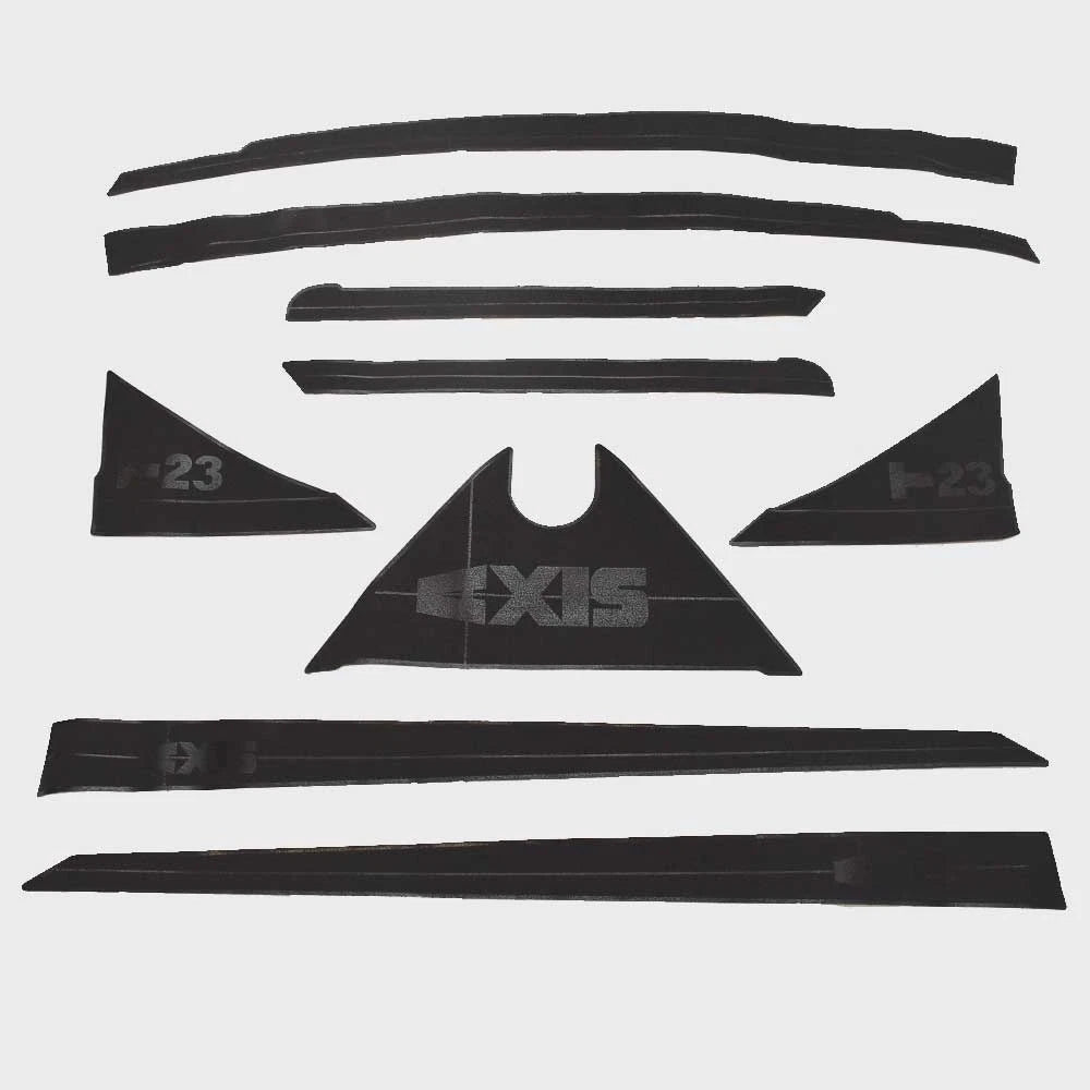 Axis Boat Non-Skid Deck Tracks 5532114 - T23 Black Polymer (9PC)