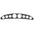 Cobalt Boat Blank Gauge Panel 501837MG - Faux Woodgrain Gray