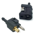 Fuel Line Connector for Outboard Motor Engine-Kit Male & Female Plastic