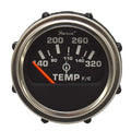 Faria Boat Oil Temperature Gauge GP0631A - 2 Inch Heavy Duty Silver