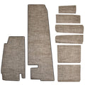 Cobalt 2022 A36 Boat Woven Vinyl Cockpit Mats 407508 - Beige (kit)