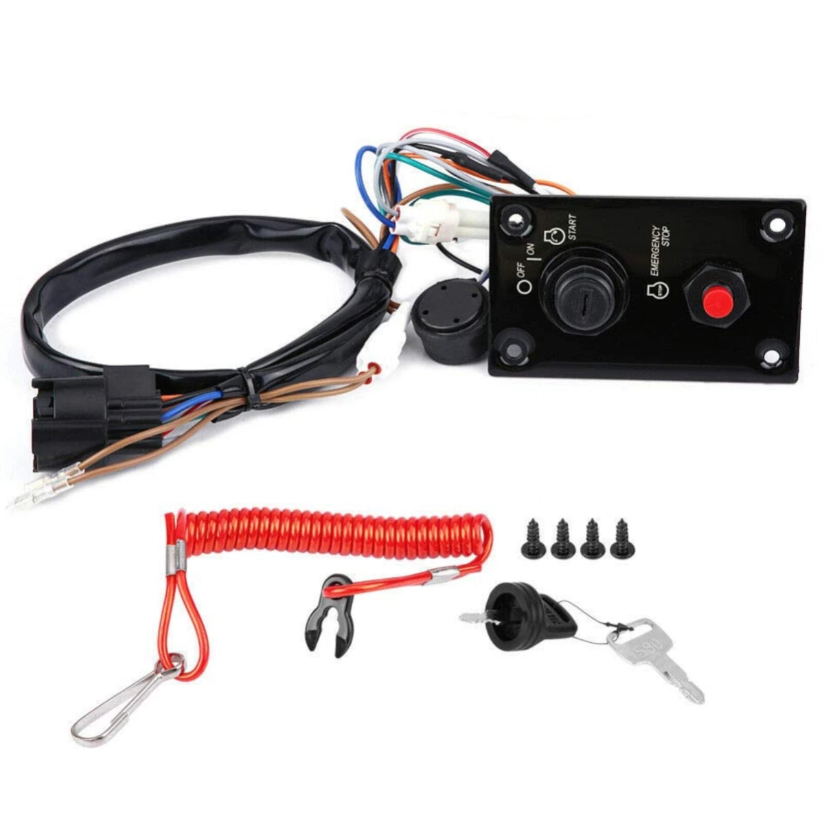 37100-96J24 37100-96J27 for SUZUKI Outboard Top Single Ignition Key Switch PANEL
