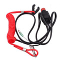 Kill Stopswitch Stop Switch 6E9-82575-09 Fit Yamaha Outboard 15HP 25HP 30HP 40HP