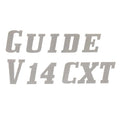 G3 Boat Model Decal 73404873 - Guide V14 CXT Silver Sticker