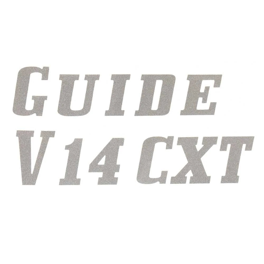 G3 Boat Model Decal 73404873 - Guide V14 CXT Silver Sticker