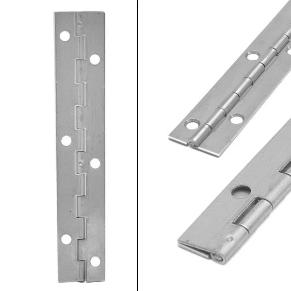 Tracker Boat Piano Hinge 12004 - 6 X 1 1/8 Inch Stainless Steel