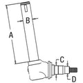 Spindle 70272281 Fits Allis Chalmers Tractor 6060, 6070