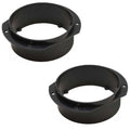 MasterCraft Boat Blower Hose Mount Flange - 3 1/8 Inch Black (pair)
