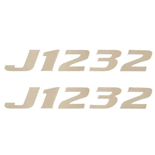 Lowe Boat Decals 1938733 - J 1232 Ivory 7 1/4 X 1 Inch (pair)