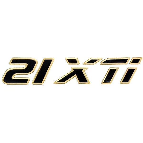 Malibu Boat Raised Decal 249578 - 21 XTi Black Logo Sticker