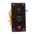 Premier Pontoon Boat Ignition Switch Panel - 4 Position Woodgrain