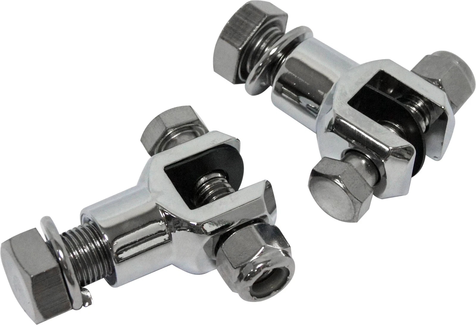 HARDDRIVE Footpeg Clevis Mounts Chrome 1/2" 20 Thread for Harley Sportster