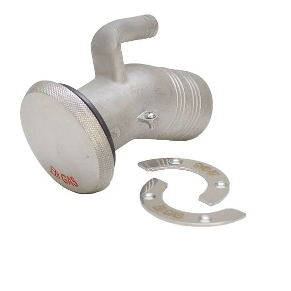 Southco Boat Gas Deck Fill M7-23-9106909 - 30 Degree Vented 2 Inch