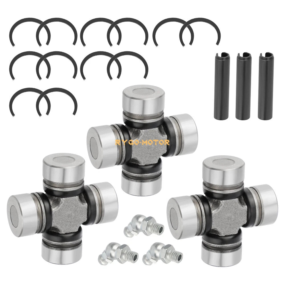 3 Front & Rear Prop Shaft U-Joint for Polaris RZR 4 800 2010 2011 2012 2013 2014