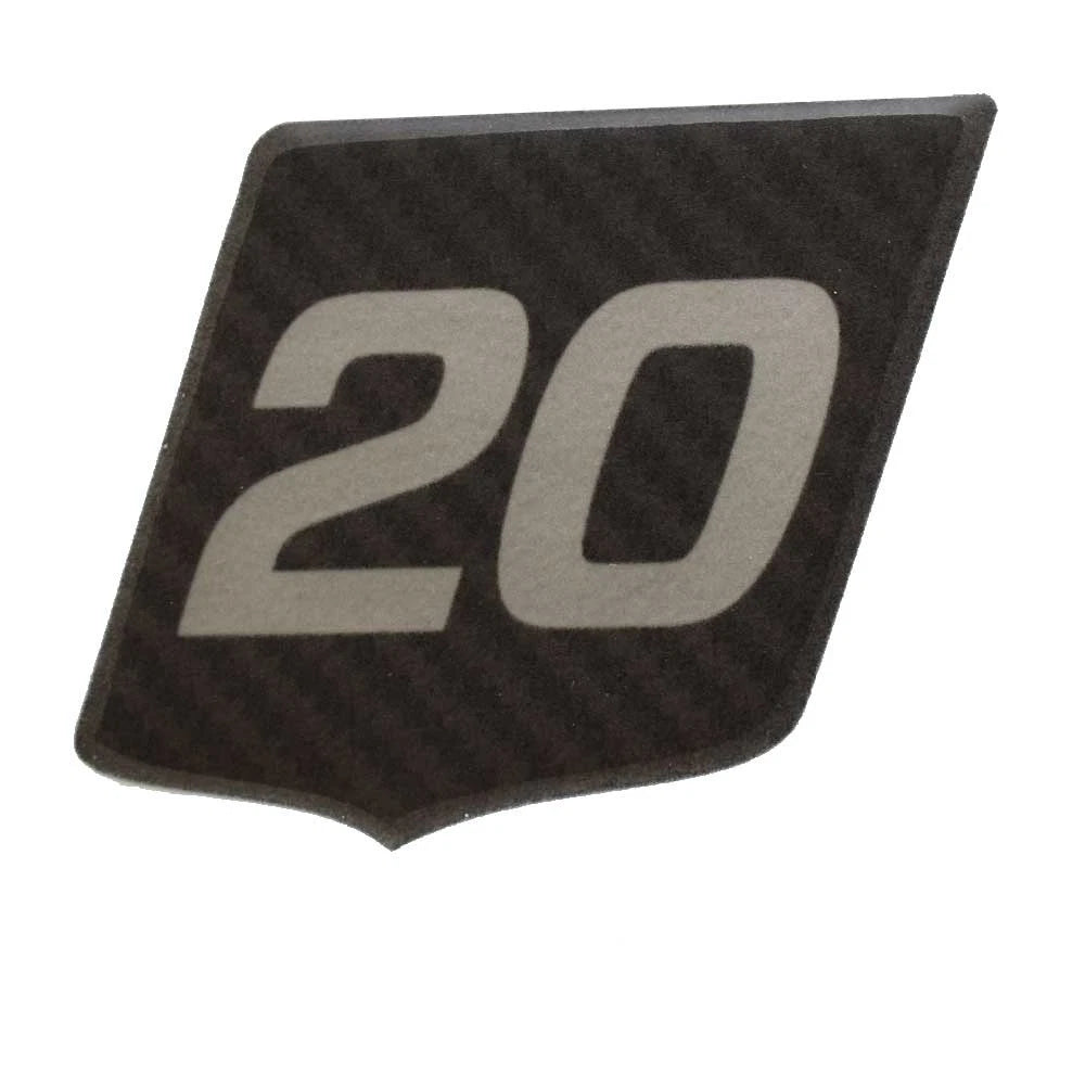 MasterCraft Boat Raised Insert Decal 7502069 - X20 Black Carbon Fiber