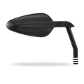 Burly Brand Radar Mirror Set - Black for Harley Davidson 2010-2023