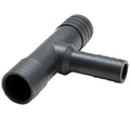 Lund Boat Tee Fitting Connector 1984348 - 1 1/8 X 3/4 Inch Black