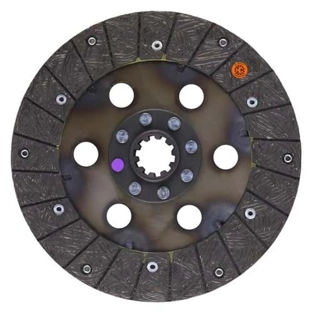 R64100 10" Transmission Disc, Woven, with 1-3/8" 10 Spline Hub - Fits John Deere