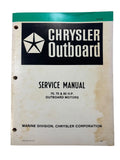 Chrysler Outboards OB3438, 70/75/85 HP Outboard Motors Service Manual