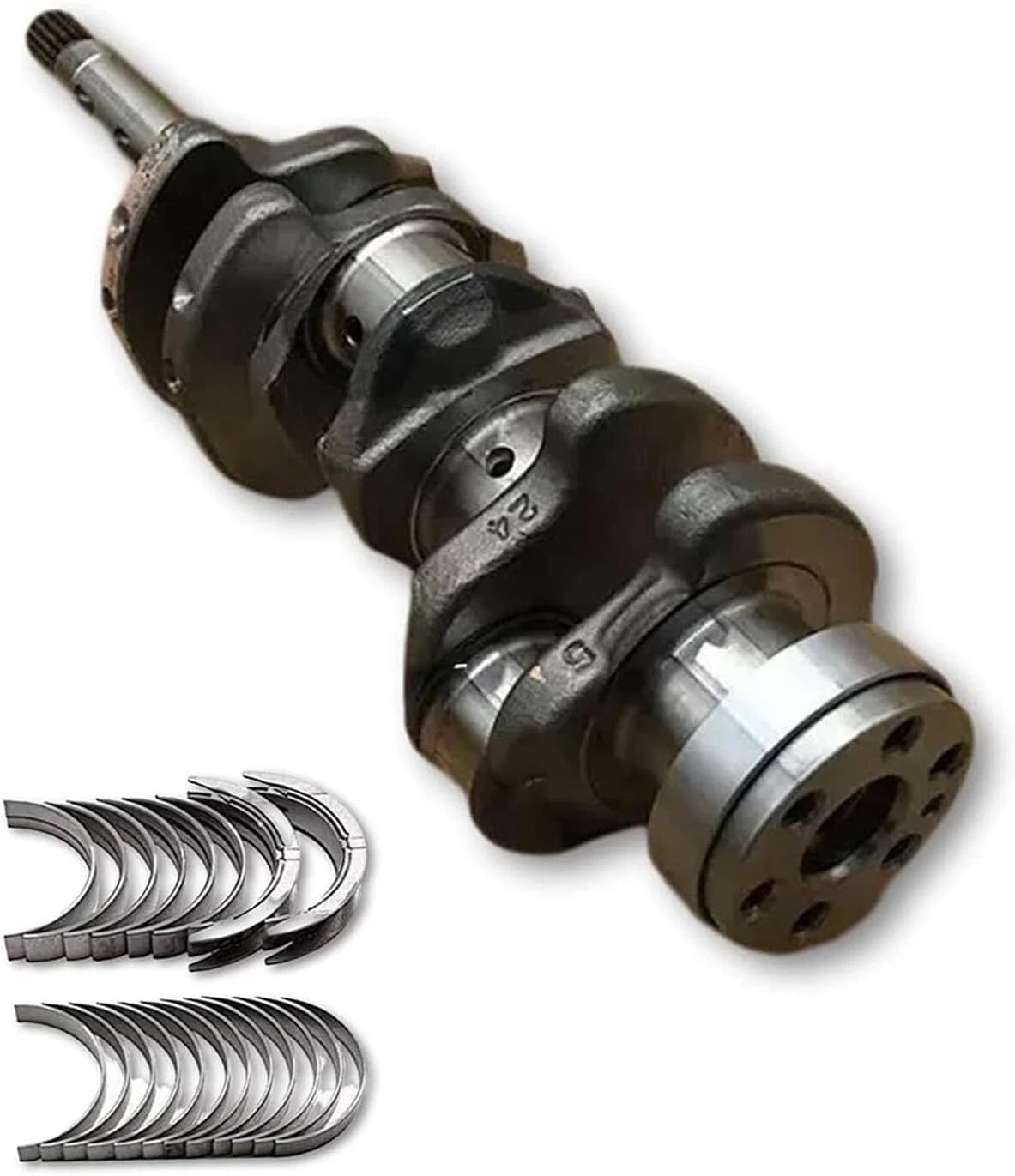 D1703 Complete Crankshaft with Bearing Set 1A051-23020 for Kubota D1703 Engine