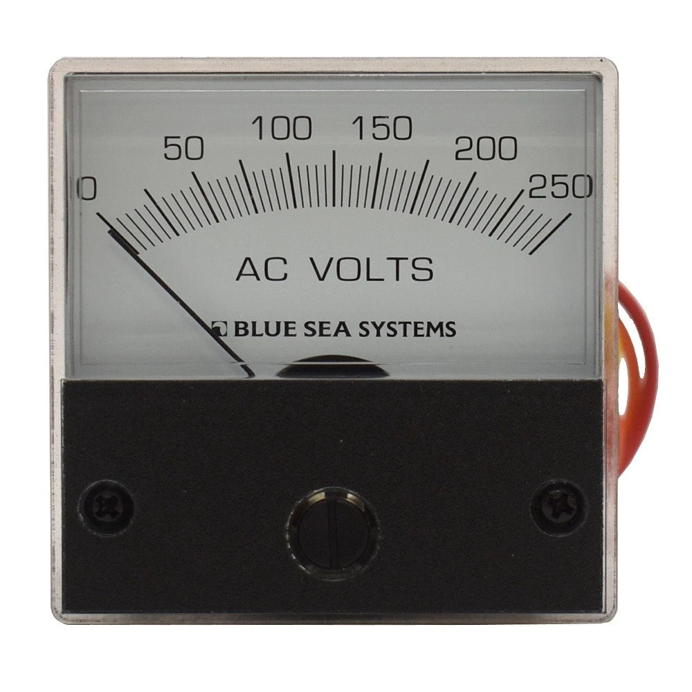 Blue Sea Systems Boat Analog AC Voltmeter 8245B - 0-250V