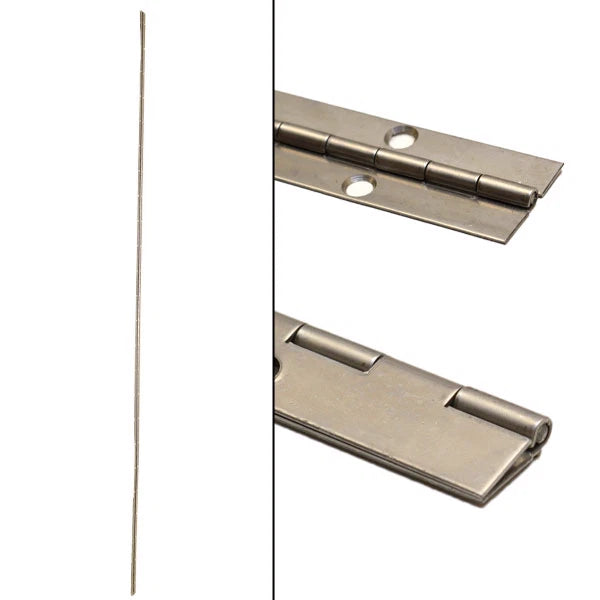 Boat Piano Hinge - 72 X 1 Inch Silver Stainless Steel