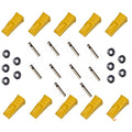 10 Pack: Pins, Teeth and Retainer Set Fits Caterpillar Replaces 1073308