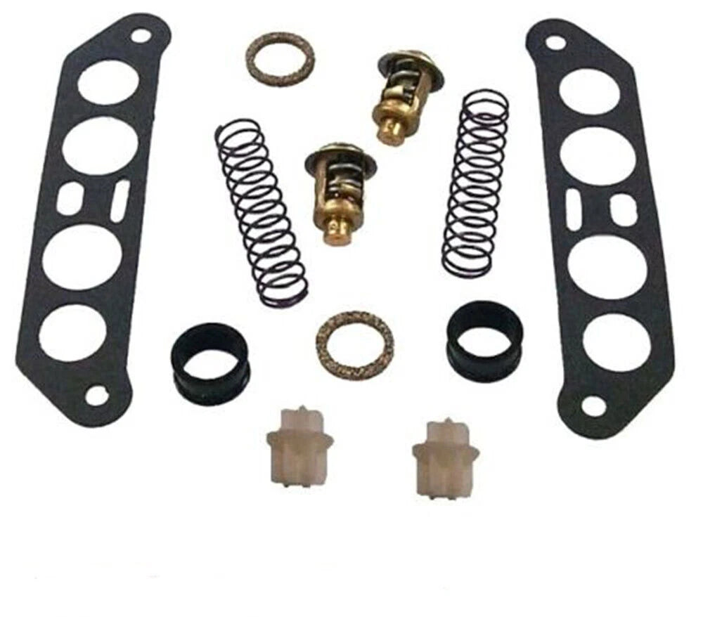 For Johnson Evinrude 18-3673 340975 340976 B4B2658A Thermostat Kit