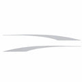 Rinker Boat Decal Sticker 2190030 - OEM 108 X 6 Inch Silver (set of 2)