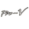 Lund Boat Raised Sticker Decal - Pro V Silver Black 14 X 5 1/4 Inch